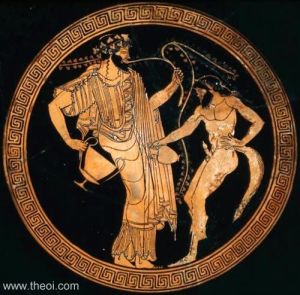 Dionysos and Satyr